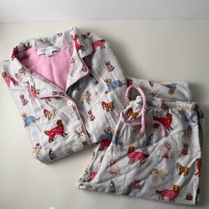 Live Love Lounge Karen Neuburger 'Be Pawsitive' Dogs in Jammies Pajama Set Large